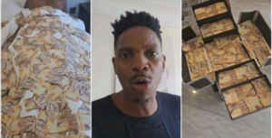 Eric Omondi Flaunts Millions Of Notes Online