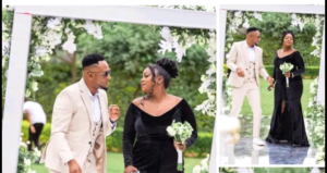 Jackie Matubia Shows Off Adorable Wedding Photos With Boyfriend DJ Mo