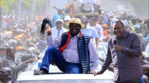 Photo Courtesy Uhuru Kenyatta and Raila