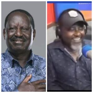 Kamande Wa Kioi / Raila Odinga Photo Courtesy 