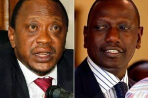 Former President Uhuru Kenyatta and President Ruto 