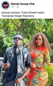 Becky TV Show Actress Trisha & Rayvanny 