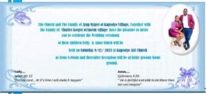 Screenshot Courtesy Wedding Poster